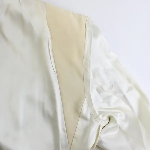 Nautica Men's 44L White & Gray Modern Fit Pinstripe Suit Jacket