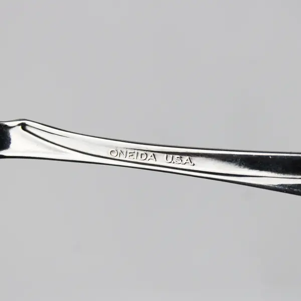 Lot of 2 Oneida Silver Satin Flight Stainless Steel Cold Meat Serving Forks