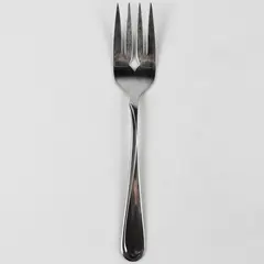 Oneida Satin Flight Cold Meat Serving Fork Stainless Flatware