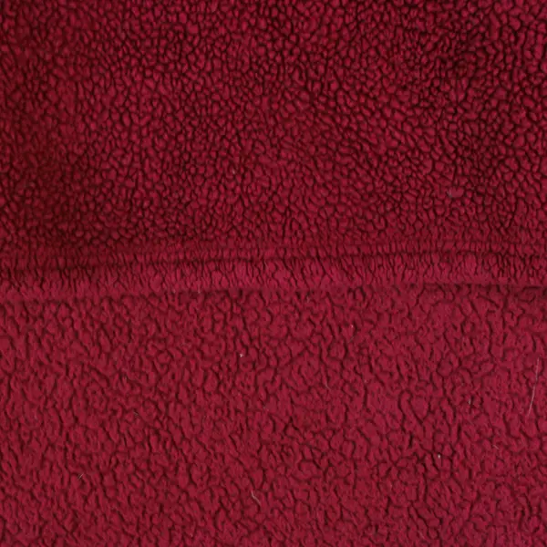 Charter Club Solid Red Color Fuzzy Throw Blanket 100% Polyester 49" x 75"