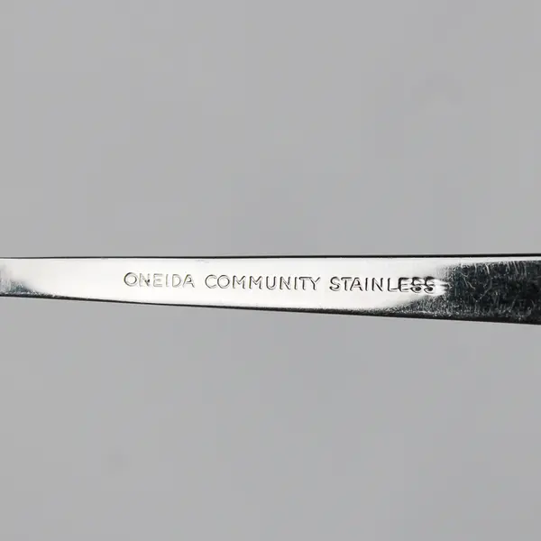 Lot of 2 Oneida Nordic Crown Stainless Cold Meat Serving Forks Flatware