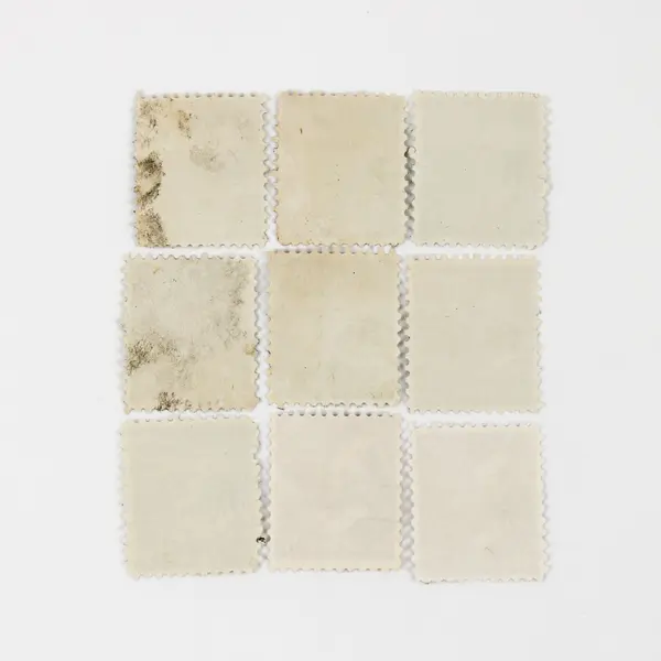 Lot Of 9 George Washington 1c Martha Washington 1.5c Stamps Used 1938 Prexies