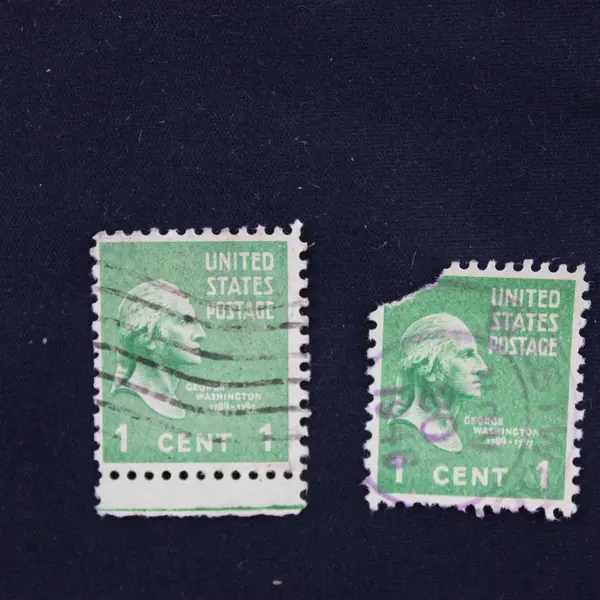 Lot Of 8 George Washington 1c Martha Washington 1.5c Stamps Used 1938 Prexies