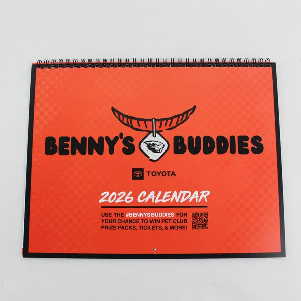 2026 Oregon State and Toyota Benny's Buddies Calendar