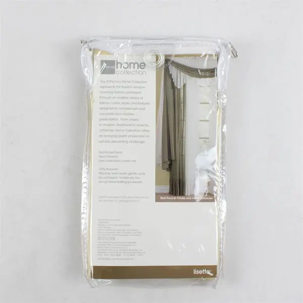 Lot Of 4 JC Penny Home Collection Ascot Valance Lisette Butter Yellow 60" x 20"