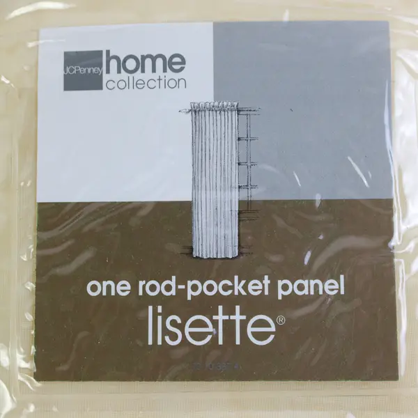 Lot Of 2 JCPenney Home Collection Panel Curtain Lisette Butter Yellow 60" x 84"