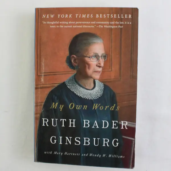 My Own Words SC Book, Ruth Bader Ginsburg 2016