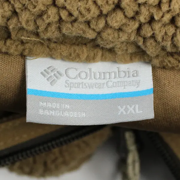 Columbia Men's XXL Brown-Tones Mountainside Heavyweight Fleece Full Zip Jacket 