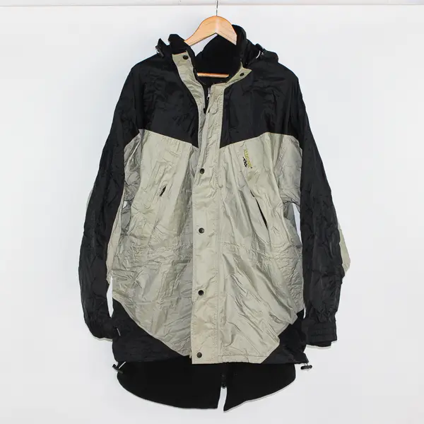 Stearns Dry Wear Jacket Mens L Zip Up Soft Shell and Internal Fleece Zip Jacket 