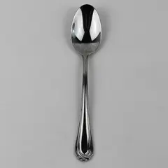Oneida Silver Ottawa Pattern 18/10 Stainless Oval Shaped Soup Spoon 7.75" Good