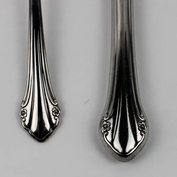 Lot of 2 Oneida Silver Bittersweet Pattern Stainless 1 Soup Spoon 1 Dinner Knife