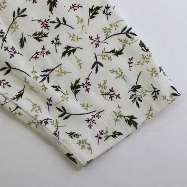 Vintage L.A. Blues Women's 14/16W Off-White w/ Leaf Decals Sleep Shirt