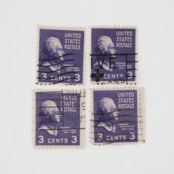 Lot Of 10 Presidential Prexies 1.5/3/10/25/30c Stamps Used Canceled 1938