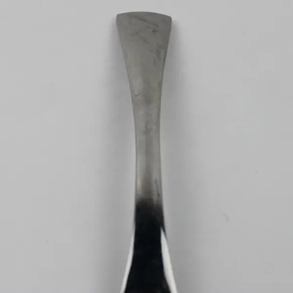Oneida Silver Fluence Pattern Stainless Oval Soup Spoon 7.25" Long Good