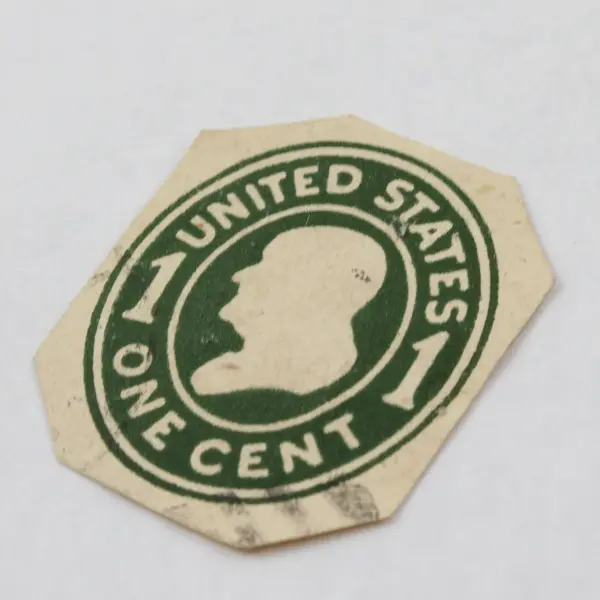 Lot Of 10 United States 1/2/3c Cut Square Postal Cover Stamps Used