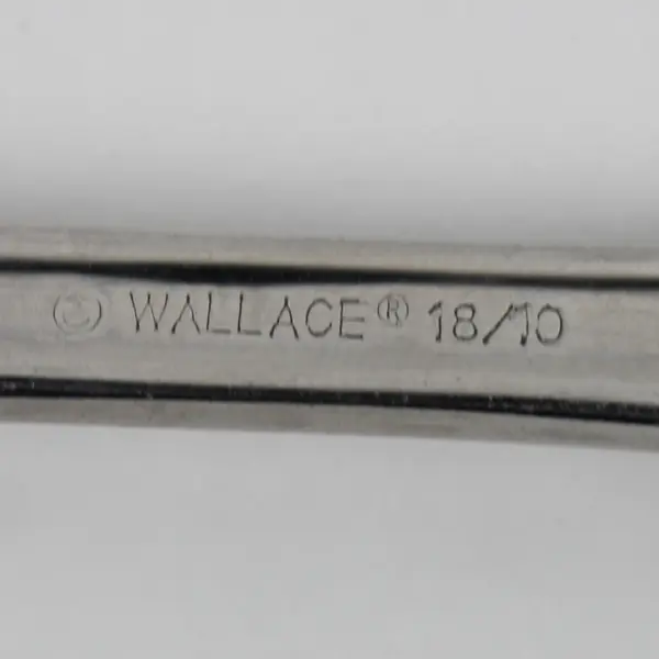 Wallace Silver WAS101 Pattern 18/10 Stainless Salad Fork 6.75" Rare Hard-to-Find