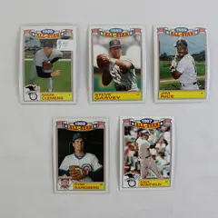 1980s MLB 5 Cards HOF MVP All-Star Topps
