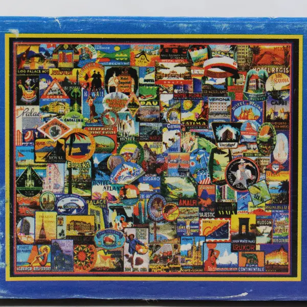 World Traveler 1,500 Pc. Jigsaw Puzzle, 26"x32" #26046 Complete