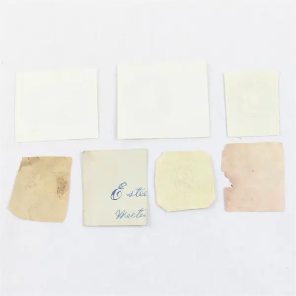 Lot Of 7 United States 1/2/3/4/5c Cut Square Postal Cover Stamps Used 