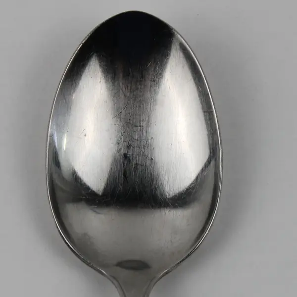 Oneida Silver Floral Glen Pattern Stainless Oval Shaped Soup Spoon 6.75" Good