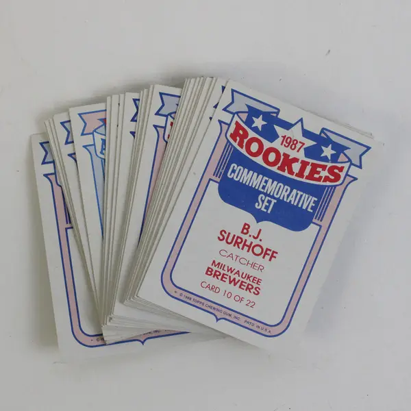 1987 Topps Glossy Rookies MLB Cards Lot of 25 Good Condition