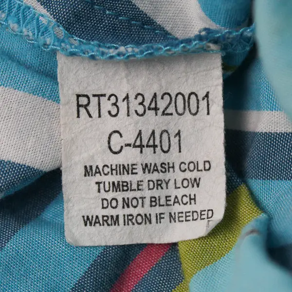 Rockies Multicolor Striped Snap Button Long-Sleeved Top Women's XL FLAWED