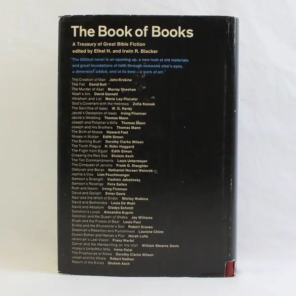 The Book of Books: A Treasury of Great Bible Fiction HC w/DJ, 1st Ed. 1965