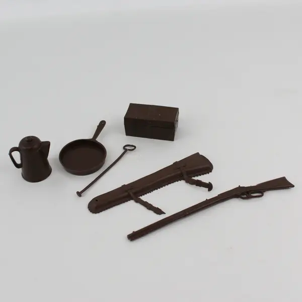 Vintage 1965 Marx Jane West Bendable Limb Cowgirl Marx Doll w/ Accessories 