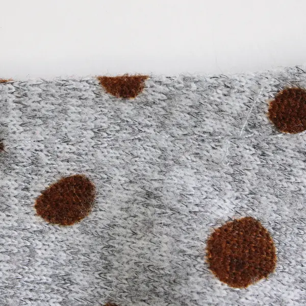 Fashion Collection Women's L Gray/Brown Giraffe Print Half Sleeve Blouse