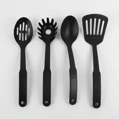 Set of 4 Prestige Black Nylon Cooking Serving Utensils