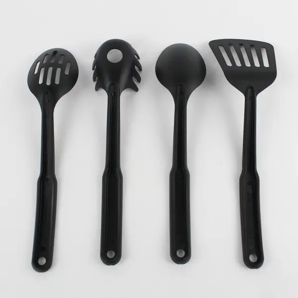 Set of 4 Prestige Black Nylon Cooking Serving Utensils