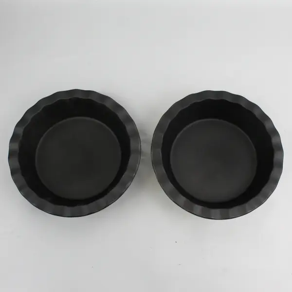 Parini Glazed Non-Stick Stoneware Pie Dish Set - New