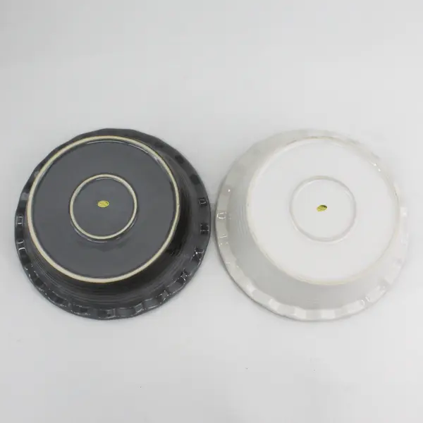 Parini Glazed Non-Stick Stoneware Pie Dish Set - New