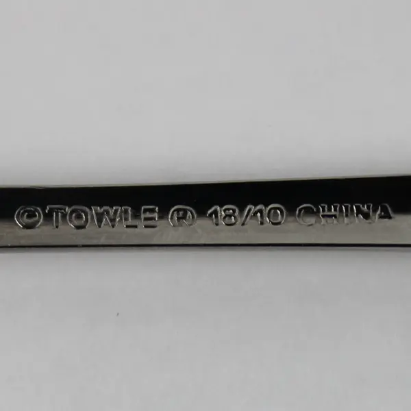 Towle Silver Santa Barbara (Frosted) Pattern 18/10 SS Butter Knife 7" Rare