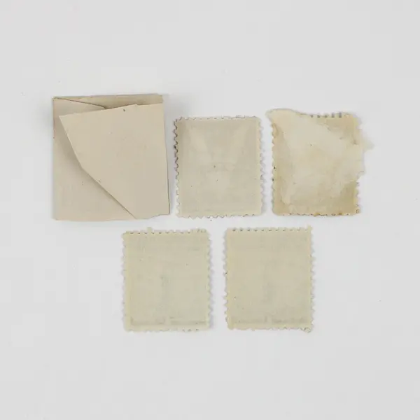 Lot Of 5 United States National Defence 1c Win The War 3c Stamps Used Canceled