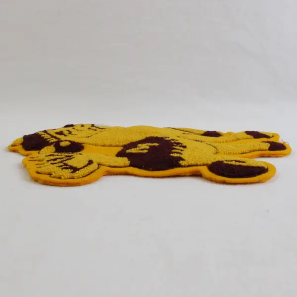 Vintage Yellow and Red School Mascot Patch Mule Horse Donkey 8.5"
