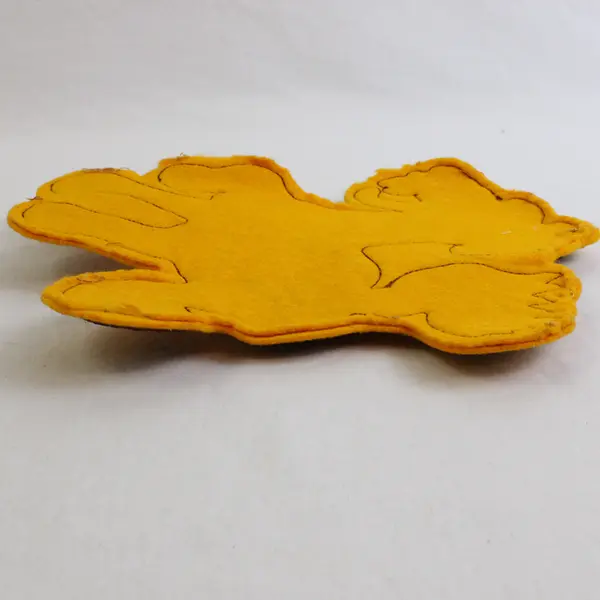 Vintage Yellow and Red School Mascot Patch Mule Horse Donkey 8.5"