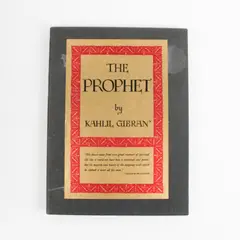 Vintage The Prophet by Kahlil Gibran Hardcover with Slipcase
