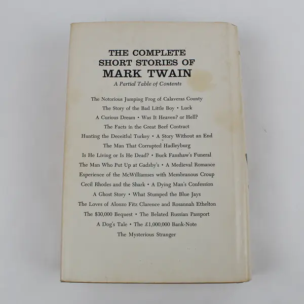 The Complete Short Stories of Mark Twain Hardcover