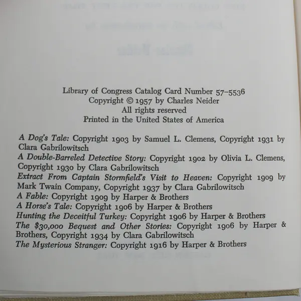 The Complete Short Stories of Mark Twain Hardcover