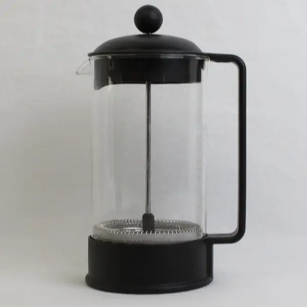 Bodum French Press Individual Size Coffee Press Tea Maker Glass Black Plunger