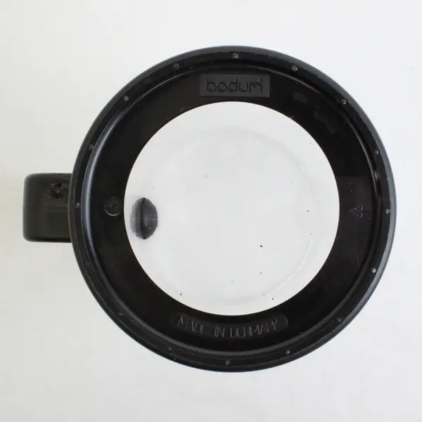 Bodum French Press Individual Size Coffee Press Tea Maker Glass Black Plunger