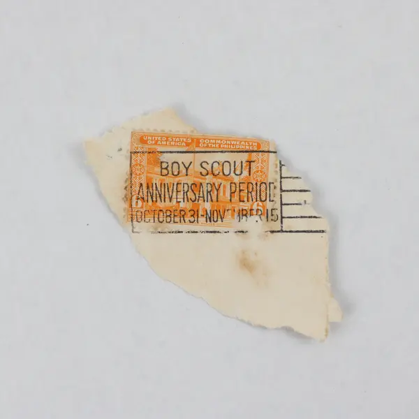 Philippines Malacanang Palace Stamp Used On Paper Boy Scouts Anniversary Cancel