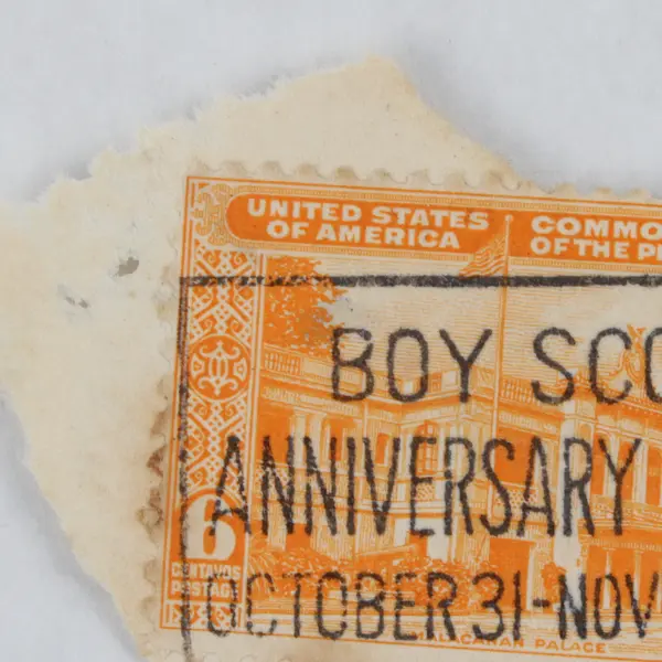 Philippines Malacanang Palace Stamp Used On Paper Boy Scouts Anniversary Cancel