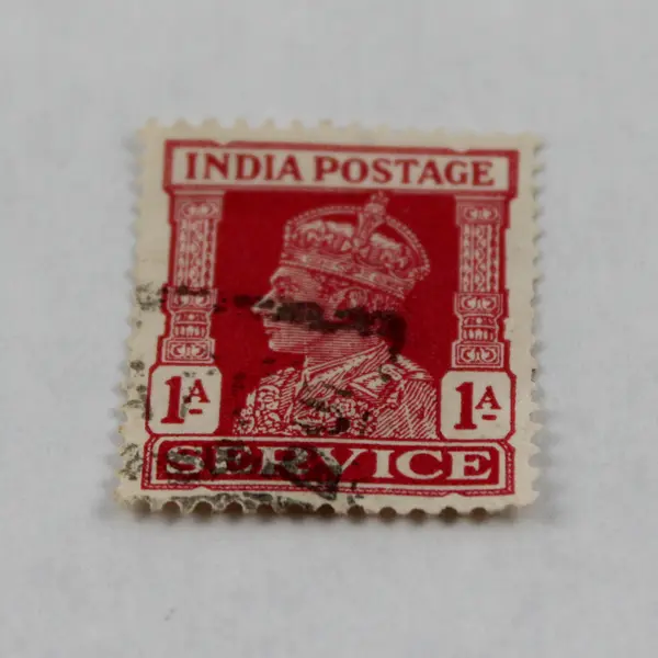 Lot Of 8 British India King George VI Service Stamps Used Canceled 1940s