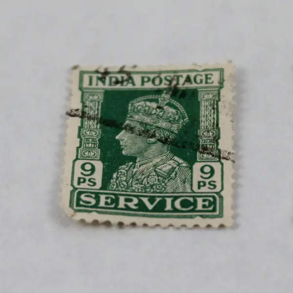 Lot Of 8 British India King George VI Service Stamps Used Canceled 1940s