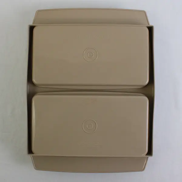 Vintage Tupperware Deviled Egg Carrier Tray Almond #723