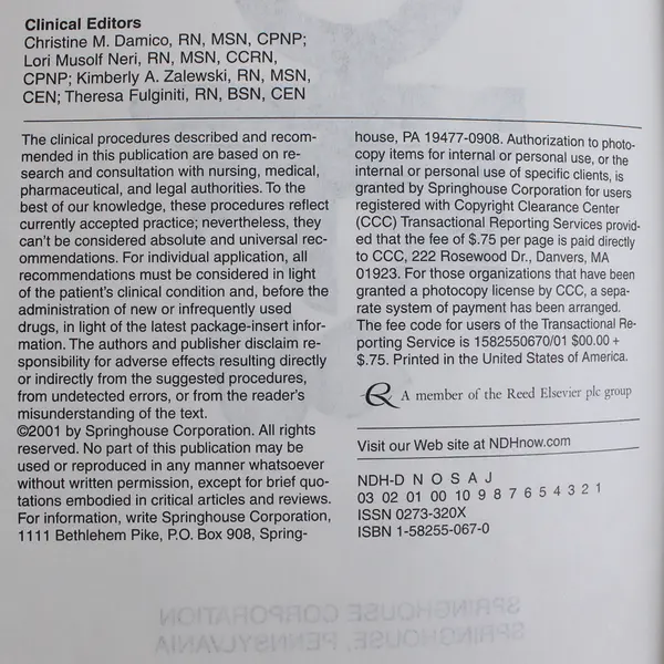 Nursing 2001 Drug Handbook 21st Edition With CD-ROM Paperback