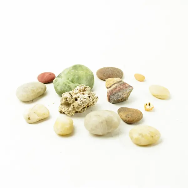 Lot of 15 Natural Rocks- Mixed Rocks for Crafts Display Collection