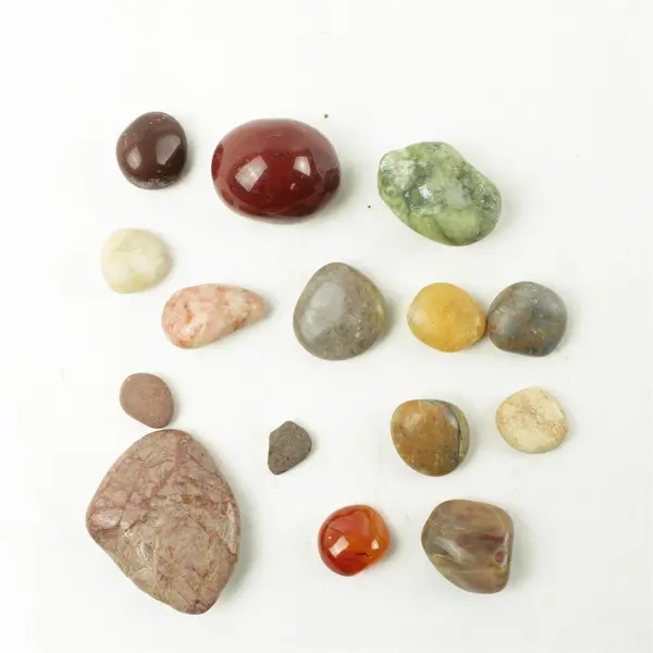 Lot of 15 Natural Rocks- Mixed Rocks for Crafts Display Collection